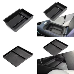 for Xpeng G6 Accessories Set Armrest Storage Box Door Storage Box Car Center Console Tray Organizer Tidying Black