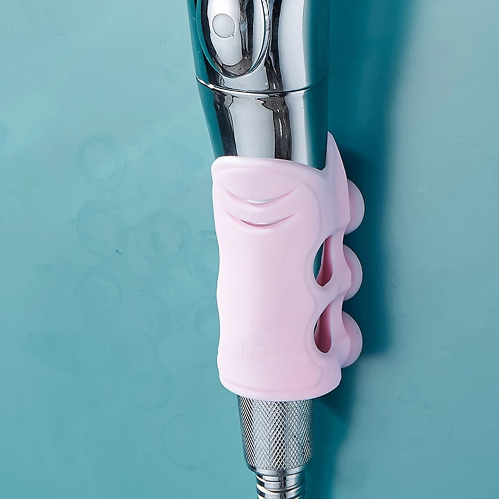 Sprinkler rack sem perfuração parede pendurado suporte de cabeça de chuveiro ajustável com gancho suporte de cabeça de chuveiro acessórios do banheiro