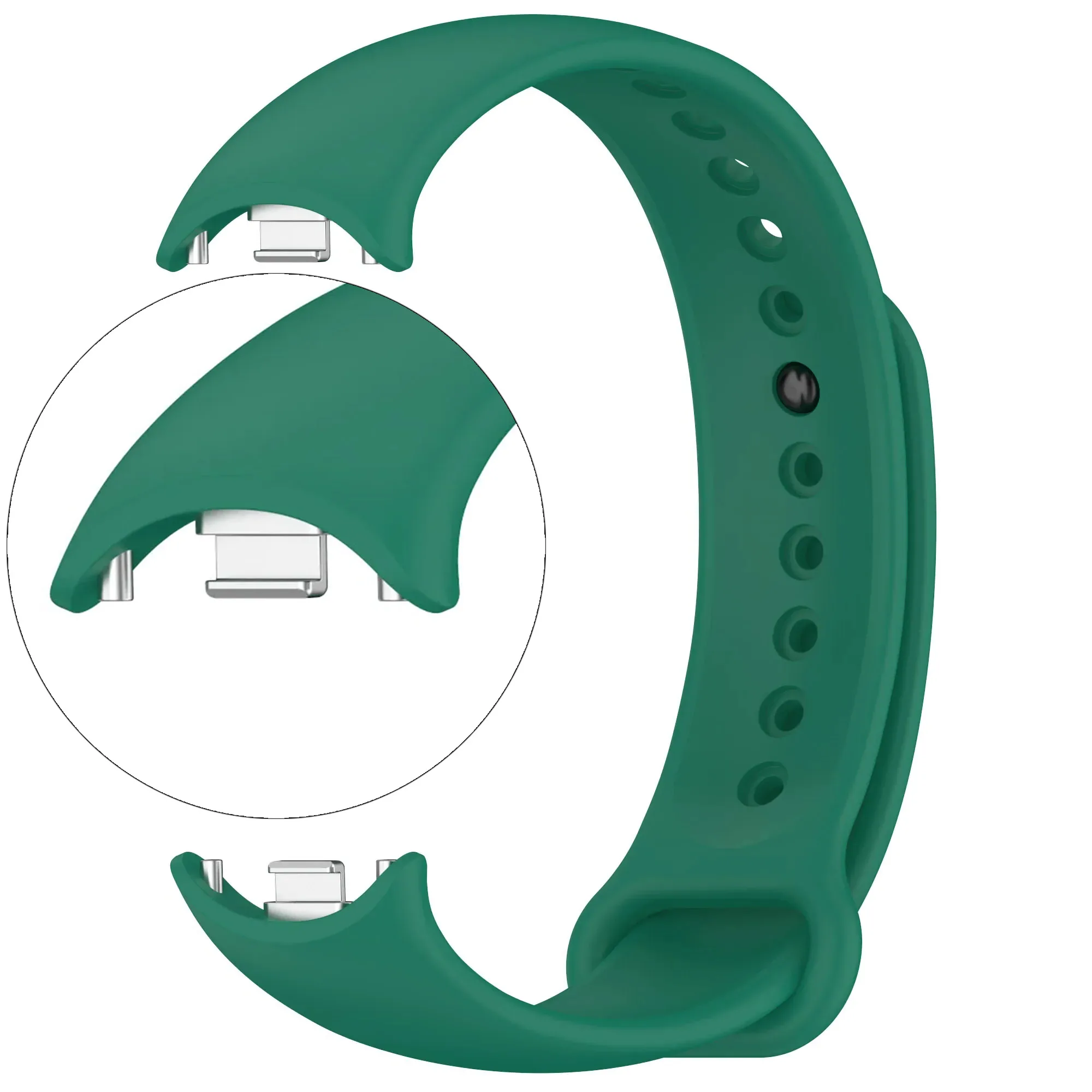 Weiches offizielles Silikonarmband für Xiaomi Mi Band 10 9 8, atmungsaktives Armband, Zubehör, Gürtel für MiBand 9 8, Ersatzarmband