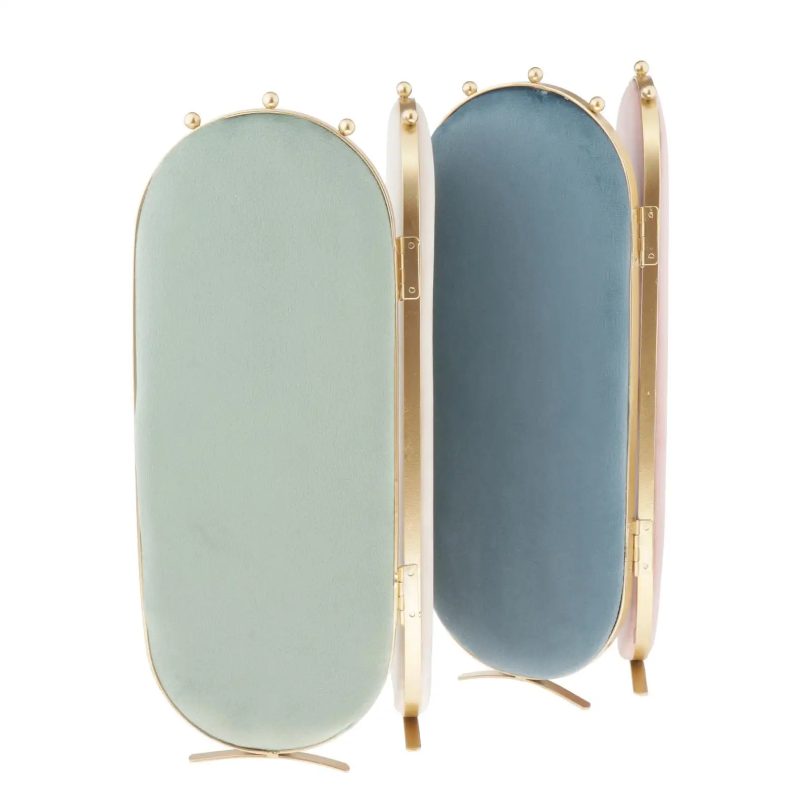 

Screen Shaped Jewelry Shelf Foldable Earrings Studs Necklace Storage Holder