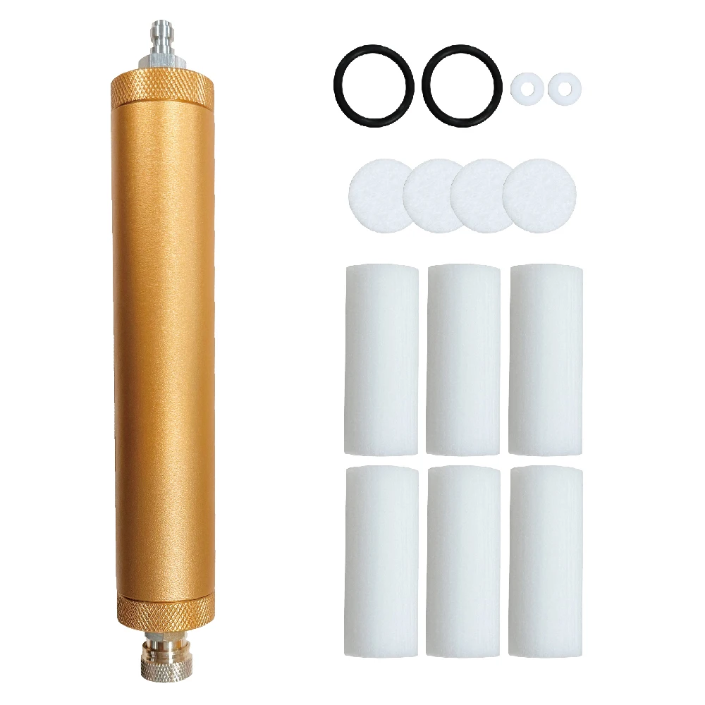 

Oil-Water Filter, 30MPa/4500PSI HPA Filter with Quick Disconnect for Air Pumps/Compressors