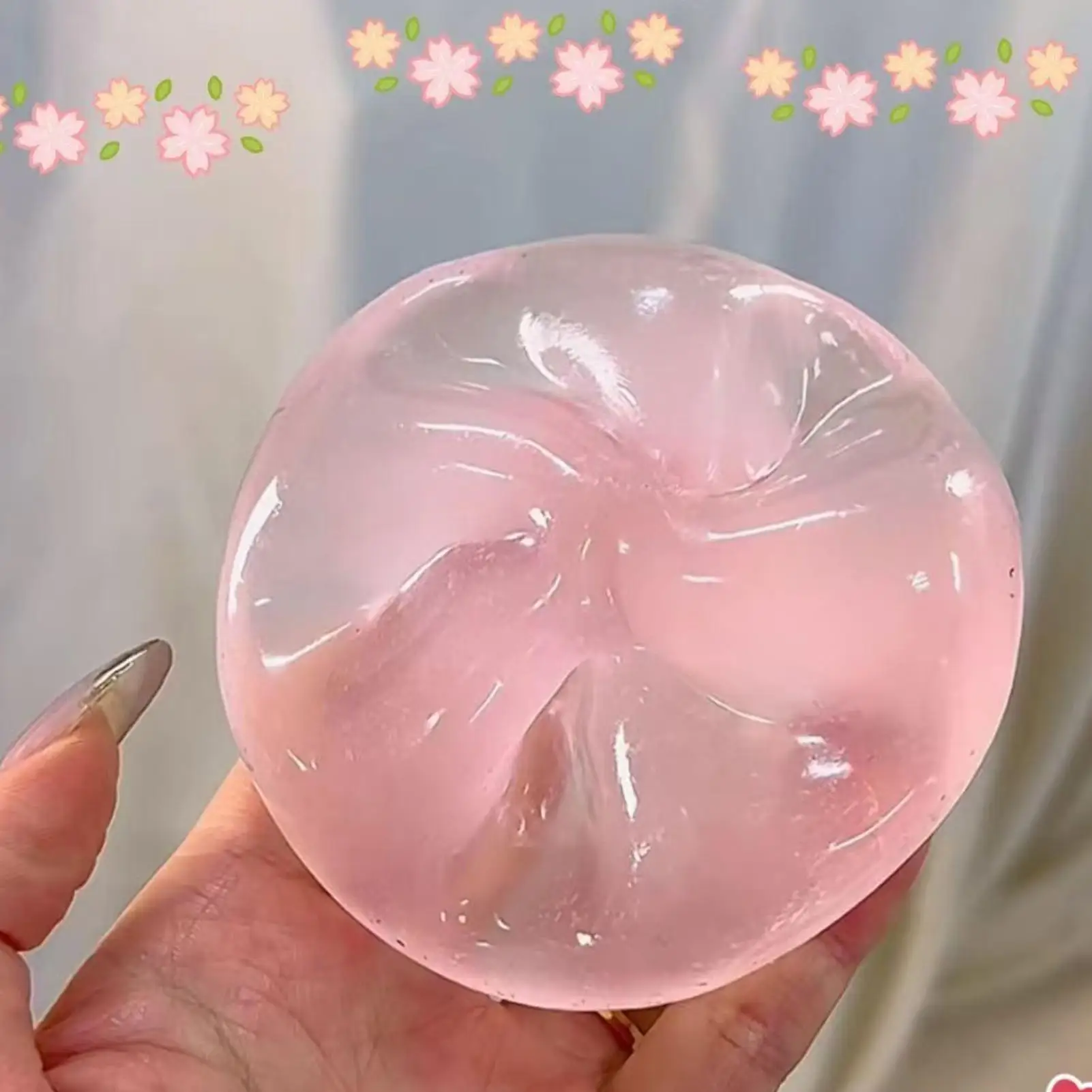2026 NEW Moldable Slow Rebound Coconut Oil Handmade Squeezing Ball 6cm Round Malt Stress Relief Squeeze Toy gifts