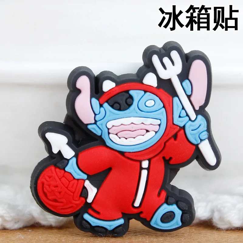 50Pcs/Lot Disney Stitch Silicone Fridge Magnet Mini Refrigerator Home Decoration Sticker Cute Magnets For Fridge Souvenir