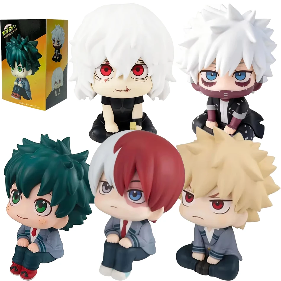 Neue My Hero Academia (MHA): Tomura Shigaraki / Izuku Midoriya / Katsuki Bakugo Niedliche Chibi PVC-Figur |   Sammler-Spielzeugmodell