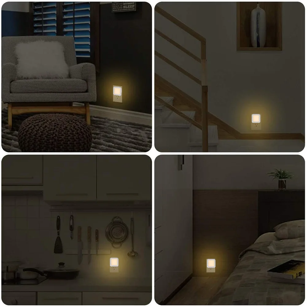 Motion Sensor Night Light LED Wireless Night Lamp US EU UK AU Plug Energy Efficient Dimmable Sensor Stairway Lamp for Bedroom