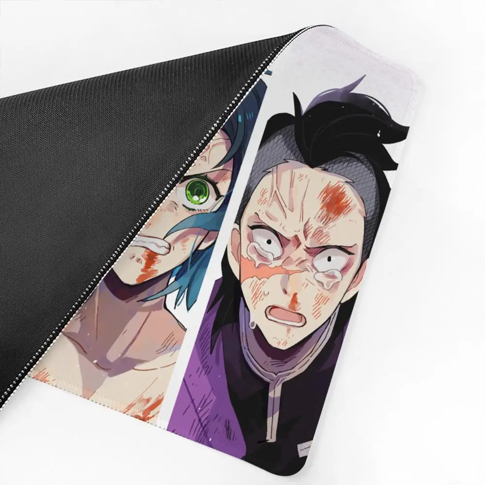 Popular Anime Demon Slayer Mousepad High Quality Large Gaming Mouse Pads LockEdge Thickened Computer Keyboard Table Desk Pad