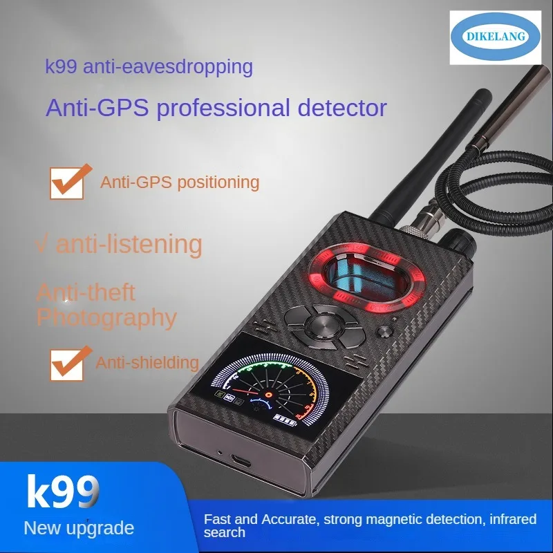 K99 Anti Candid Camera Detector Voor Auto Gps Tracking En Scanning Met Signaal Camera, Anti-Spyware En Anti-Diefstal Functie