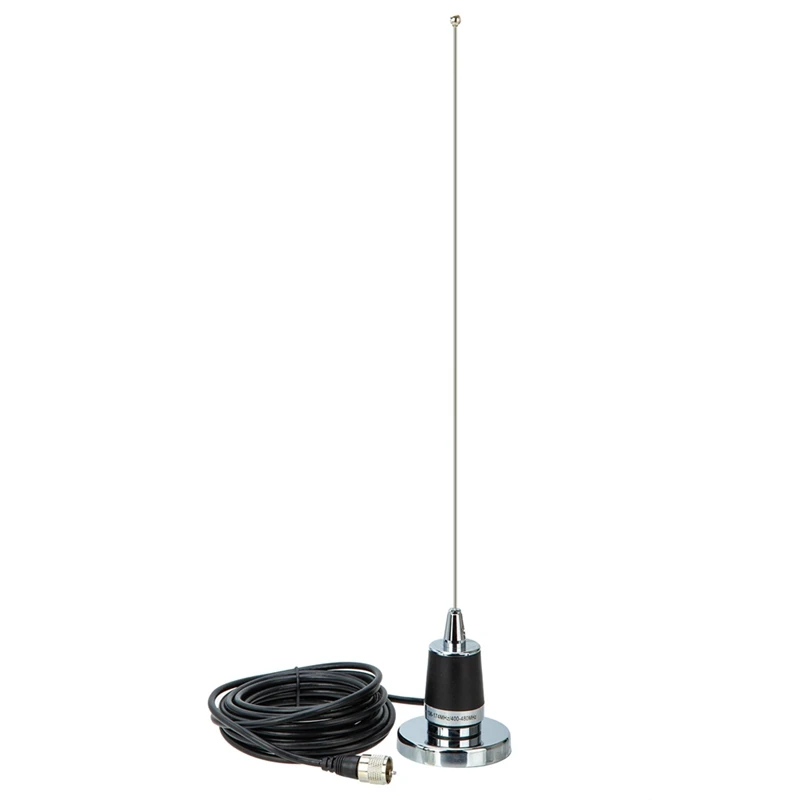 NMO Antenna With NB-70 7CM NMO Magnetic Mount Base With 5M Coaxial RG-58 Cable PL-259 Connector For QYT TYT Car Radio