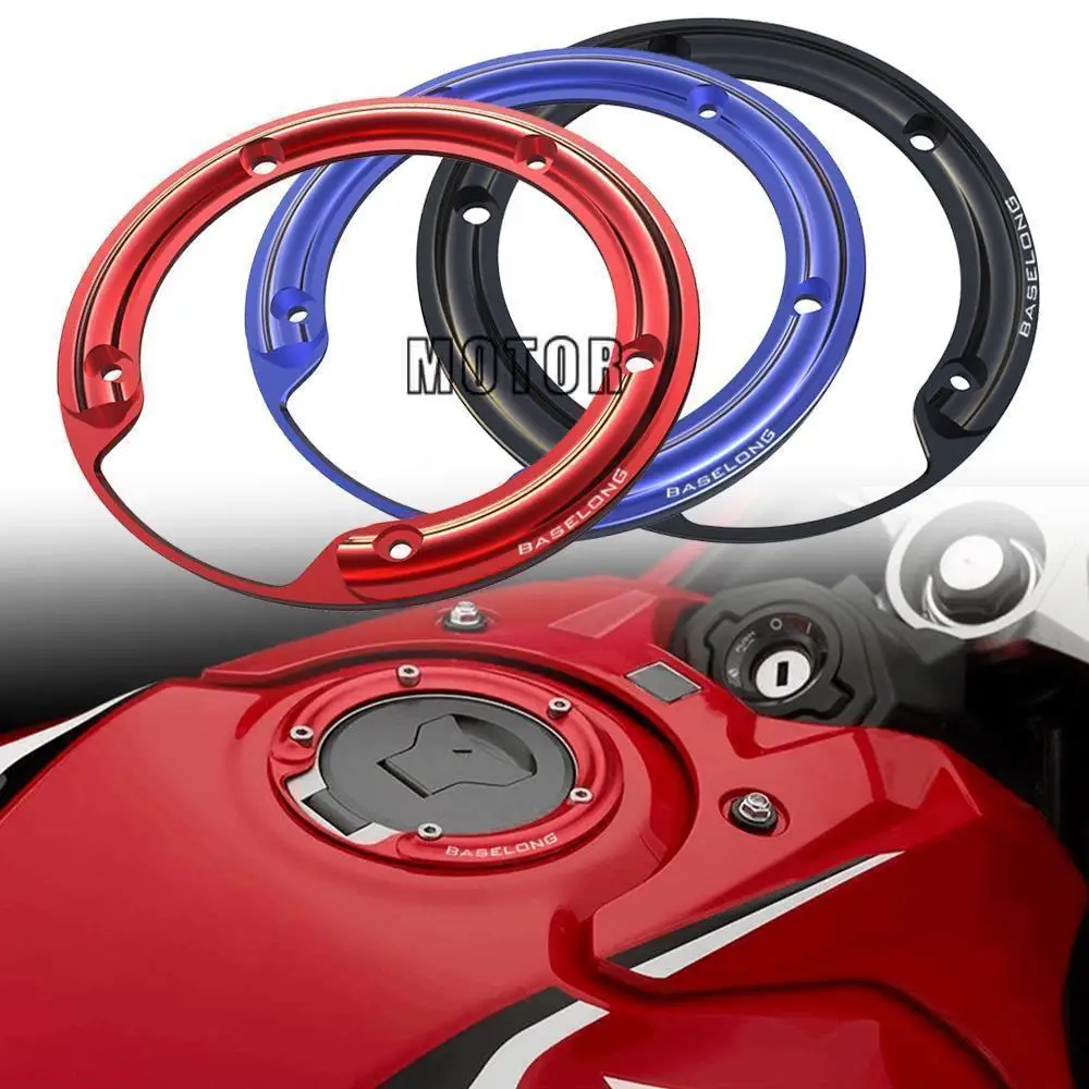 Motorcycle aluminum Fuel Tank Filler Oil Cap Decorative Ring Cover Protector For Honda CBF300NA CBF300N 2019 2020 2021 CBF 300