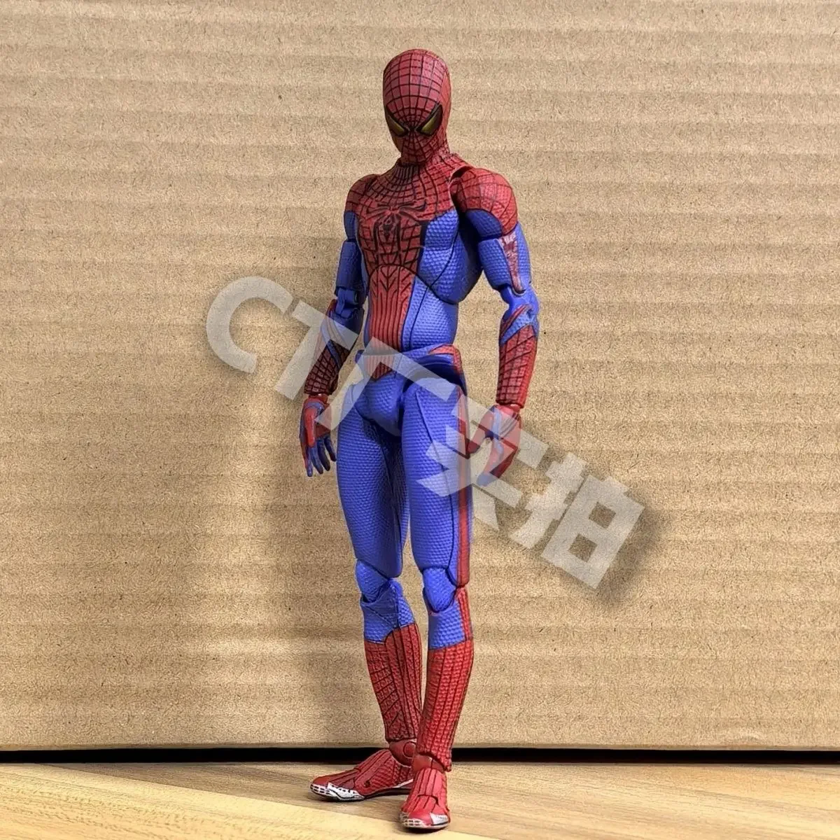 In Stock Ct Toys Spiderman Mafex 001 Figure Peter Parker Andrew Garfield GK Figurine Shf Spider-Man Action Figures Model Toys