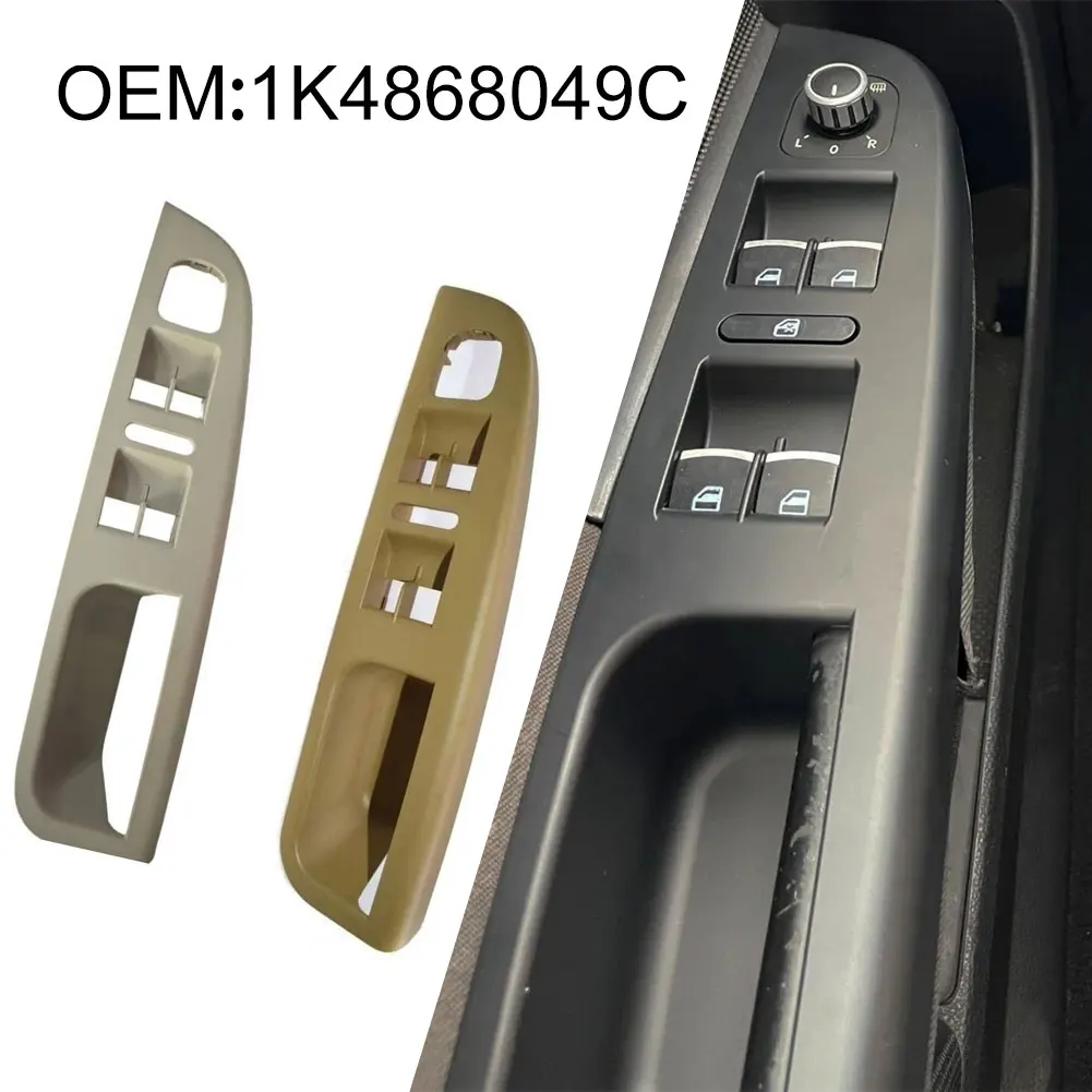

00 салон автомобиля, кронштейн для ручки передней двери, кнопка переключателя подъема окна, накладка 1K4868049C для Golf 5, Jetta MK5