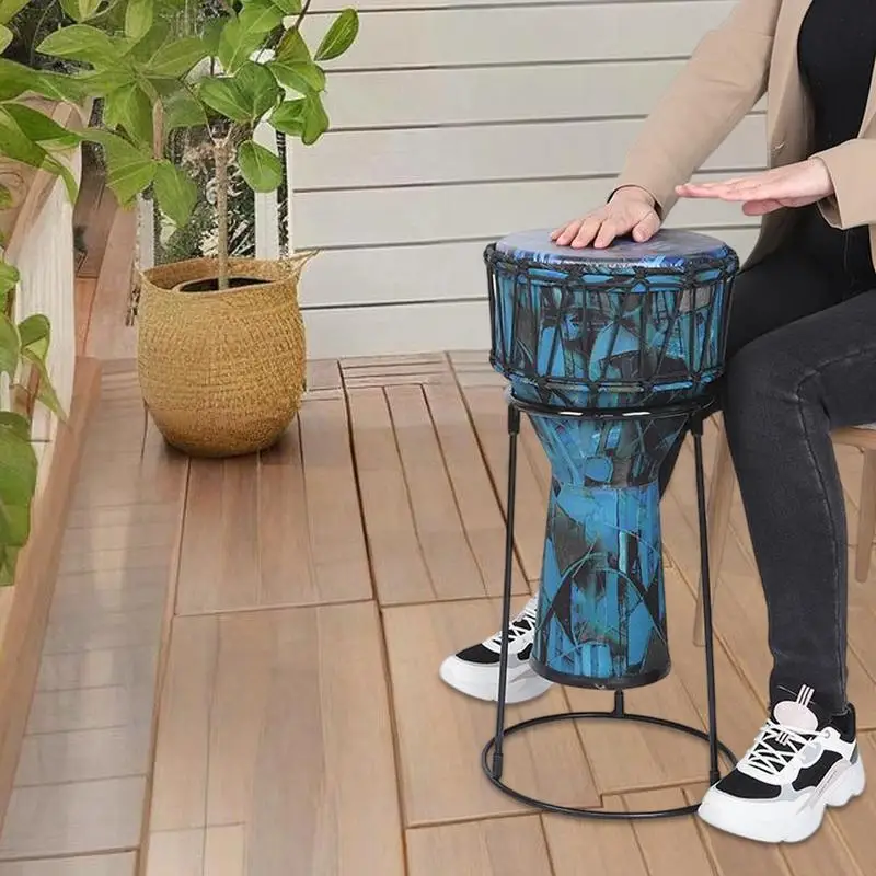 ドラムフロアスタンド多目的炭素鋼ドラムフロアスタンド黒パーカッションラック楽器用品大人のための