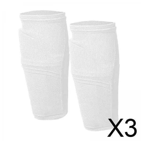 

3x Soccer Shin Guard Socks, Shin Guards, Versatile Soccer Socks, Adult Soccer Shin Guards, Support for Leisure Sports