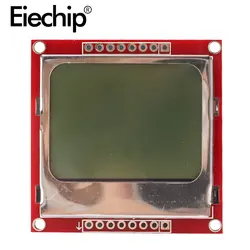 LCD TFT Display Modul Monitor Weiß Hintergrundbeleuchtung Adapter PCB 84*48 84x48 für Nokia 5110 Bildschirm Dot matrix Digitale Für Arduino