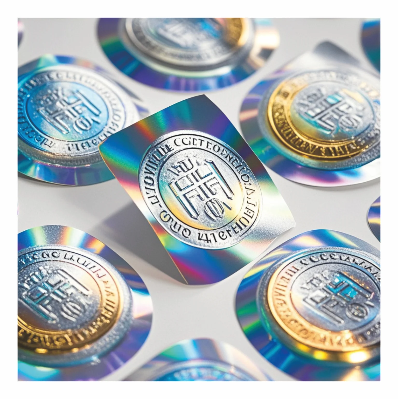 Professional Custom Hologram Label In Roll Warranty Label Made In China