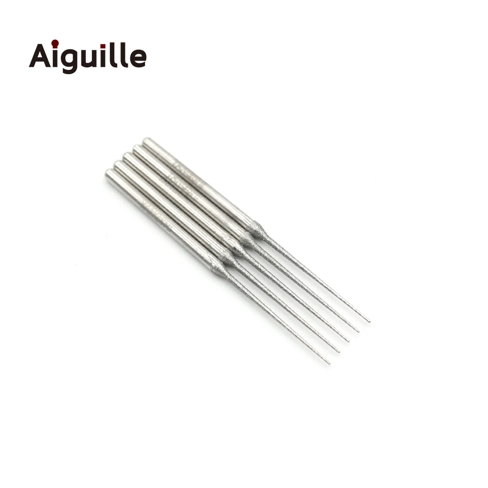 High quality 10pcs 150# Ultra-long diamond drilling bits 3x70mmx30mm diamond drilling Point grinding bits polishing bit