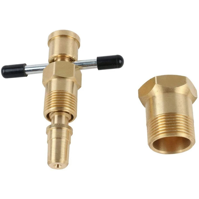 1 Piece Olive Remover Puller Tool Solid Brass Copper Pipe Removal Gas Pipe Plumbing Remover Tool Universal