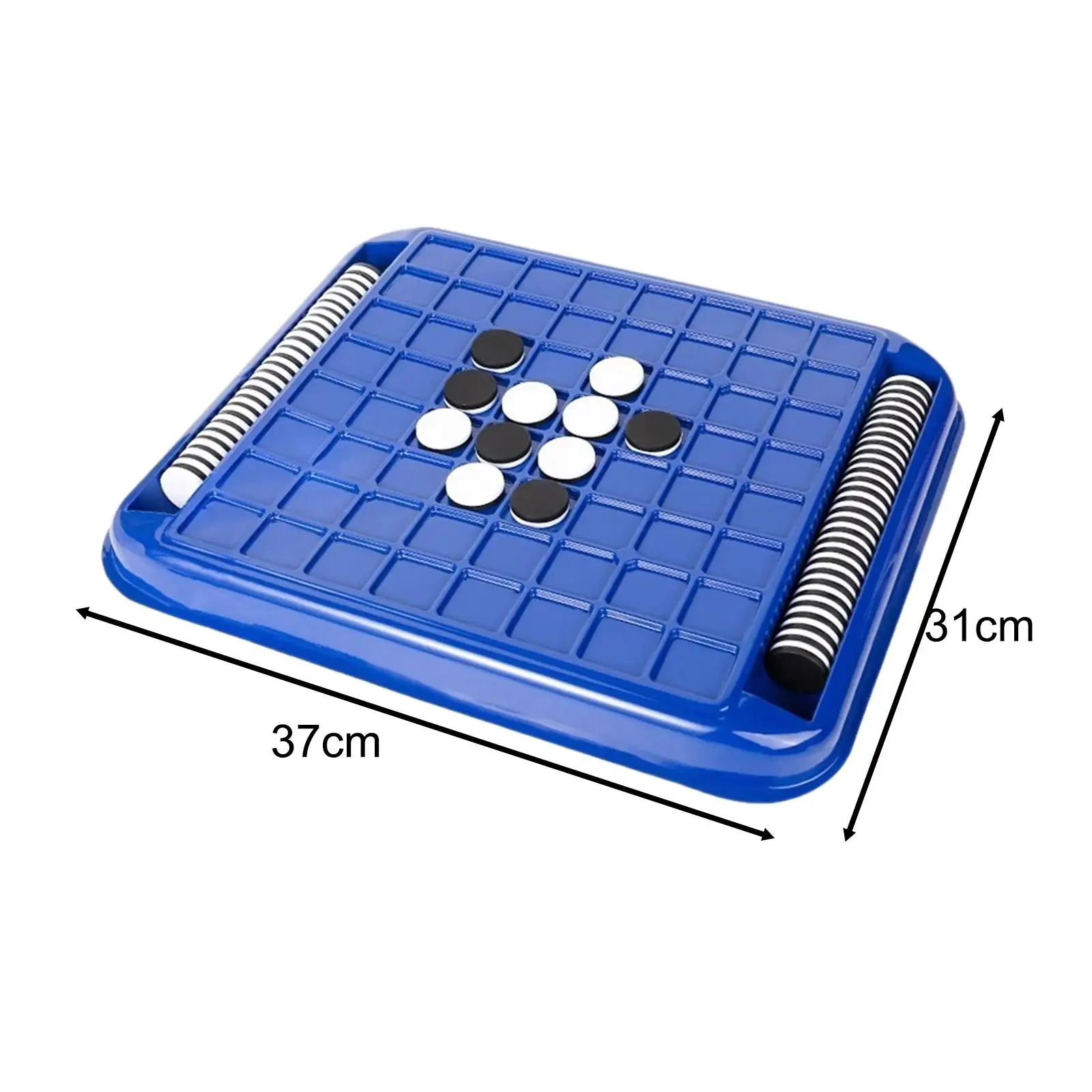 Tragbares Reversi Travel Brettspiel Set Schach, Brettspiel für Partys, Familien spiel, 37x31 cm, Tischs piel, klassisches Reversi