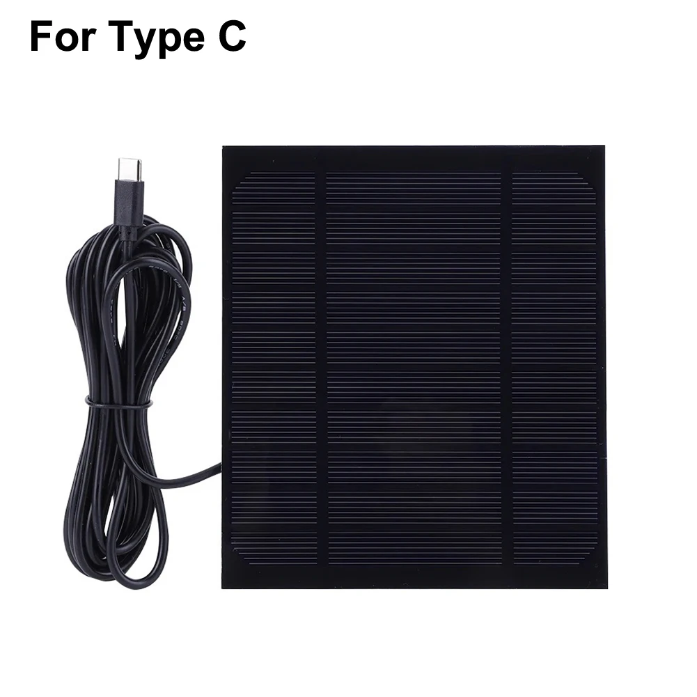 1pc 3.5W 5V Solar Panel Charger Waterproof Mini Solar Panel For Phones Doorbells Security Cameras Garden Light Charger