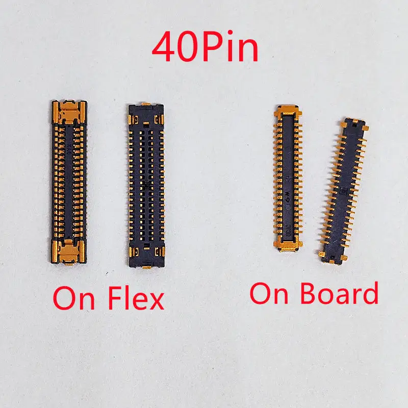 5-20Pcs LCD Display Screen Flex FPC Connector 40Pin For Samsung Galaxy A30 A305 A40 A405 A50 A505 A50S A507 Plug On Board