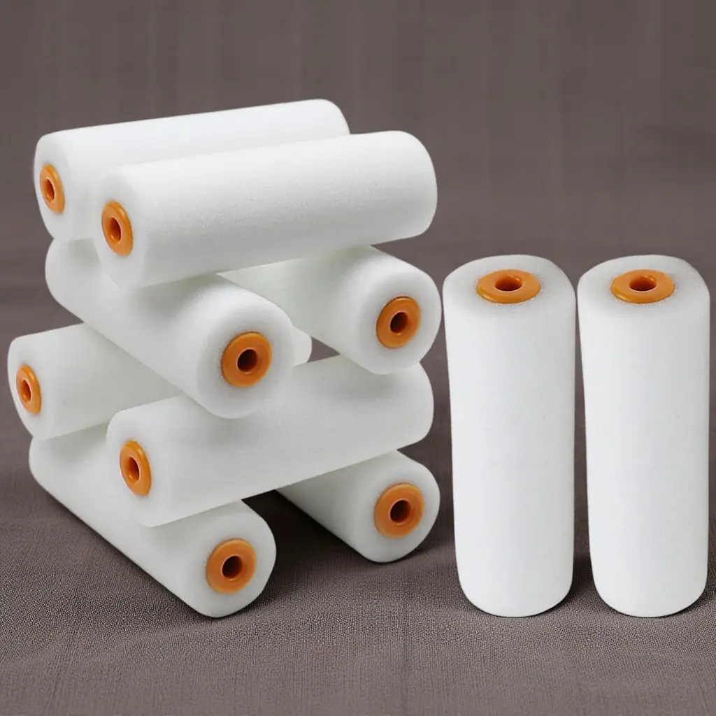 10Pcs Sponge Paint Roller Sleeves Compact Design Efficient Wall Painting Covers for Roller Frame House Decoration Supplies