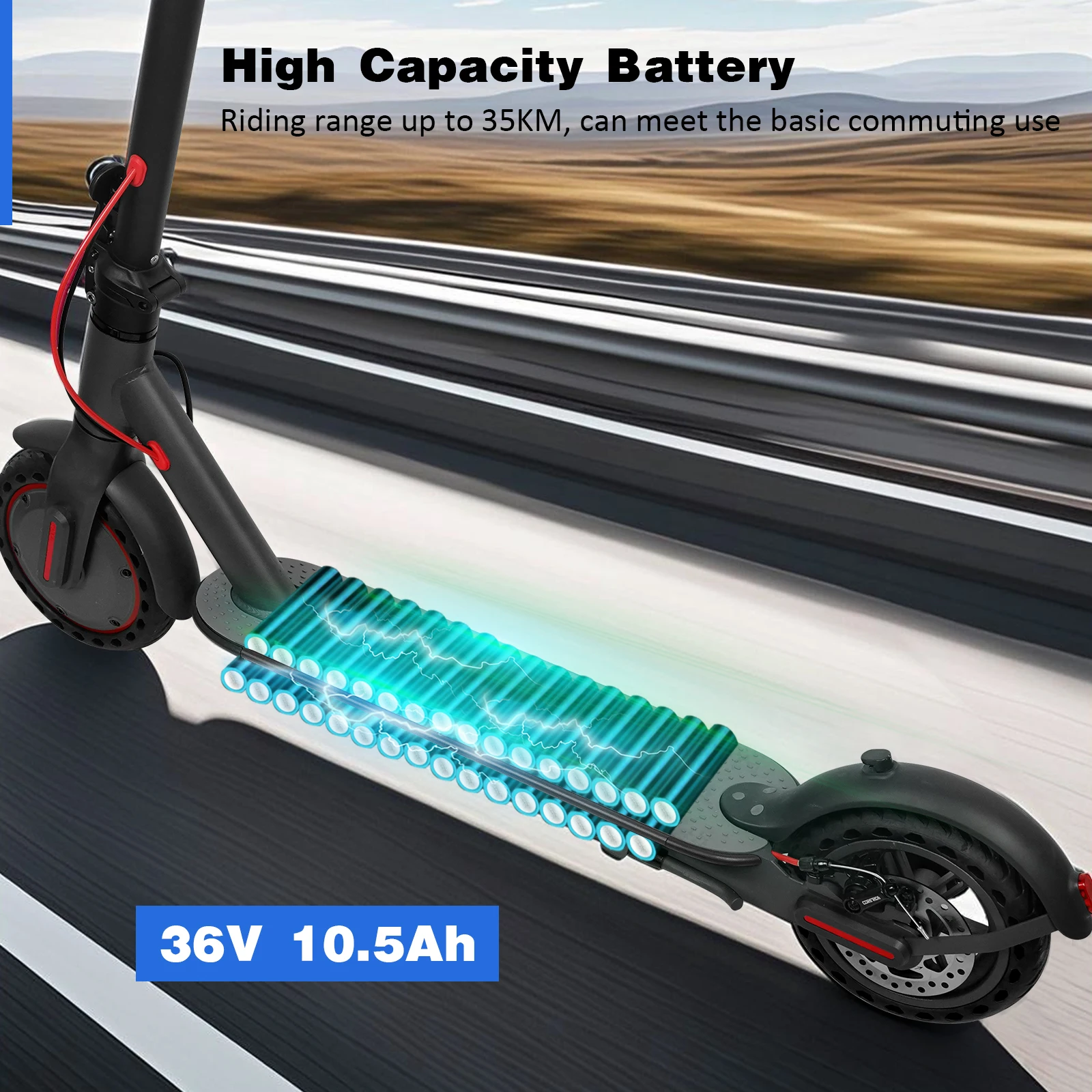 Patinete Eléctrico M365PRO/M365 X1, 36V 10.5Ah, Motor de 500W, 35KM de Autonomía, 31KM/H, Llantas Sólidas de 8.5 Pulgadas, Plegable, con APP Inteligente 4