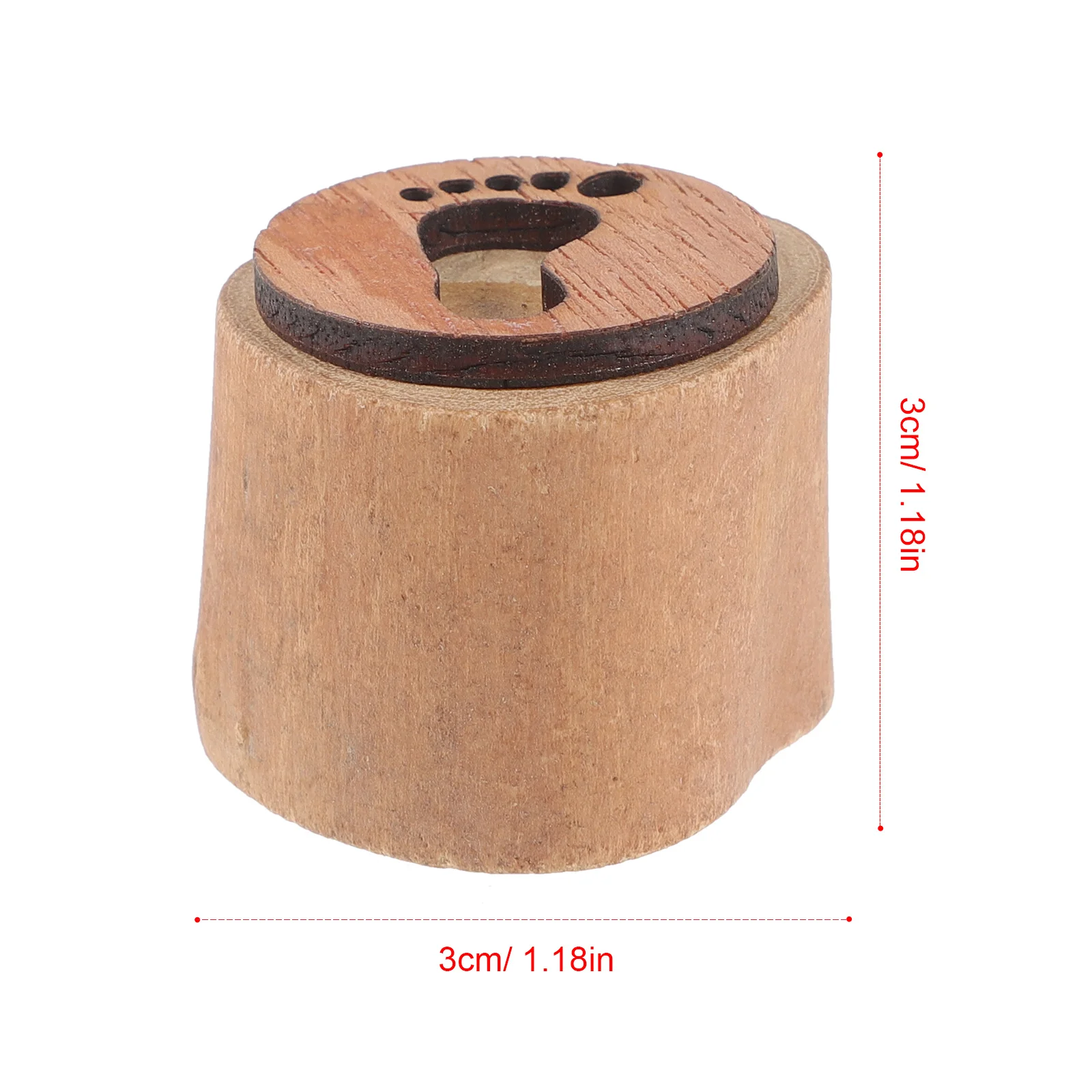 1 set 1 Set Animal For Gardening Footprint Wooden Stamps For Kids Diy Craft Natural Scene Retro Wood Stamp Kit Garden Stamps