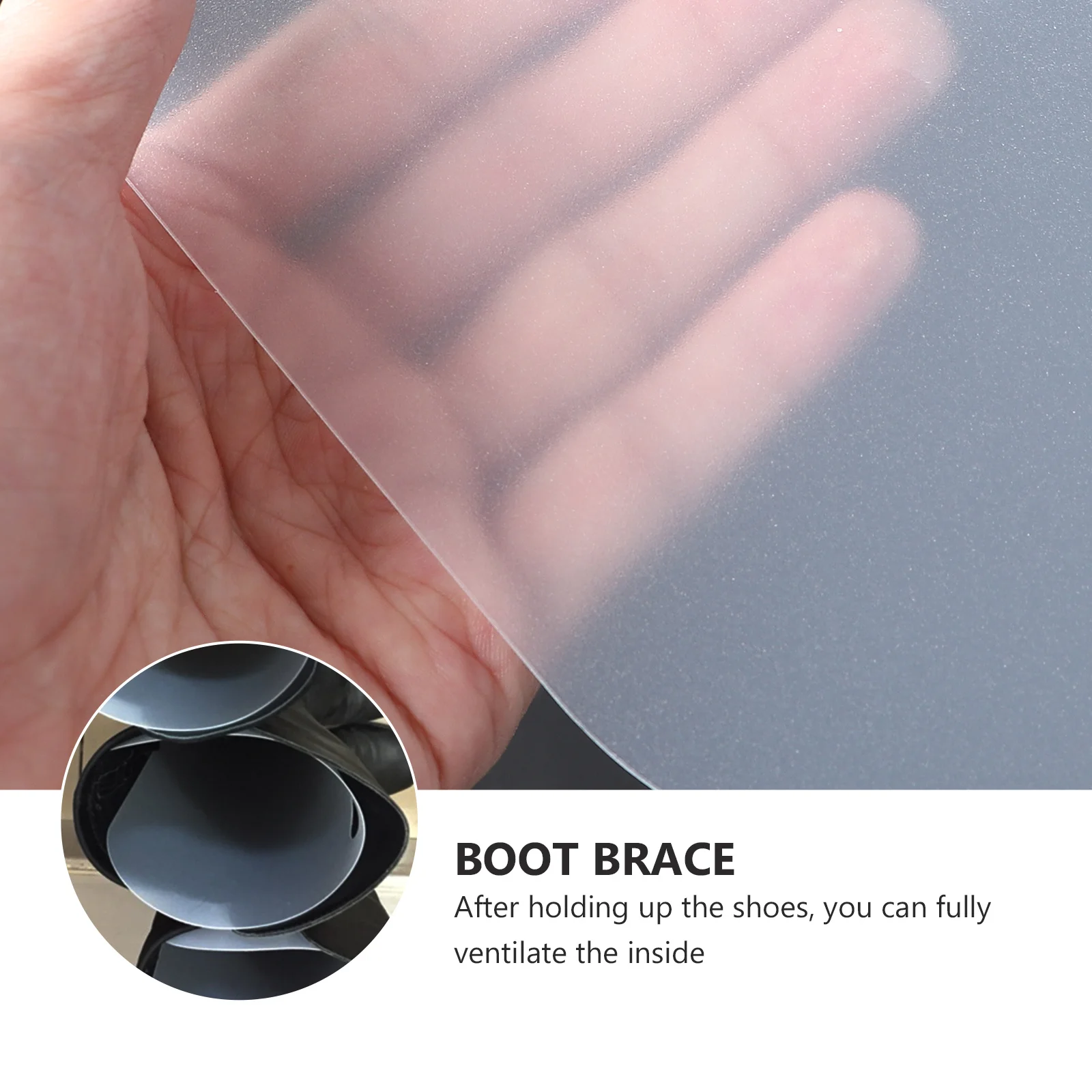 

1Pcs Long Tube Boots Brace High Quality Plastic Boot Shaper for Thigh-High Boots Practical Footwear Support