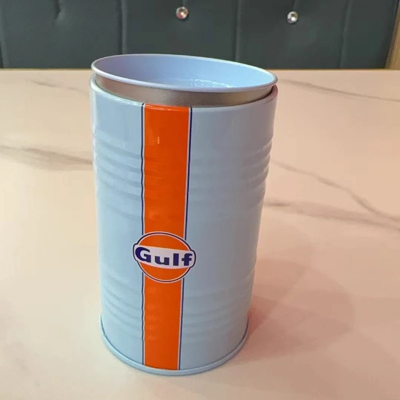 لعبة مجسمة برميل زيت صغير صفيح حرفية للأطفال بتروشينا سينوبيك Cnooc الخليج موضوع ديكور المنزل