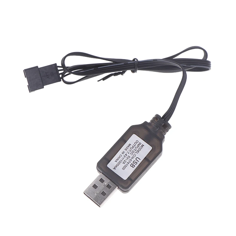 SM-4P 플러그 USB 충전기, 전기 젤 볼 블래스터 배터리 충전기, DE36W DE65 HM202 EC08 EC16 RC 자동차 M416 용, 7.4V, 1 개