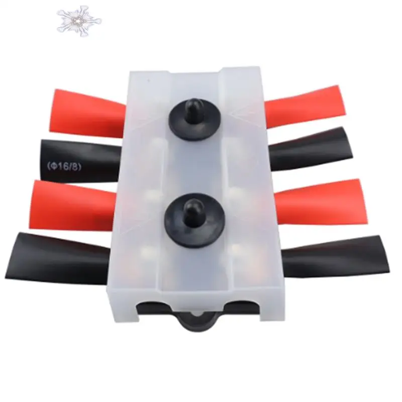 

M8 Busbar Box Board Double Row 4-Terminal Circuit Current Busbar Cable Box Power Box Parts Accessories For RV Yacht Car