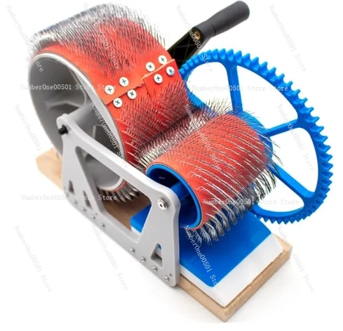 

Wool felt color mixer Manual fast hair ball carding machine DIY spinning thread mixing tool Household hand comb machine