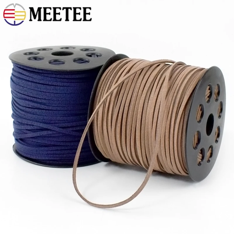 10/20/30 متر 2.8 مللي متر قلادة اللون الجلود الحبال للخياطة سوار المنسوجة الحبل الشعر ديكور حبل المواد DIY بها بنفسك الخياطة اكسسوارات