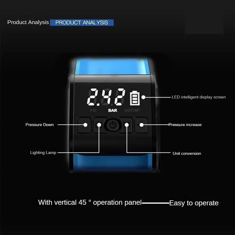 

12V Electric Air Pump for Inflatable Toys and Air Mattresses, Auto Shut-Off Function