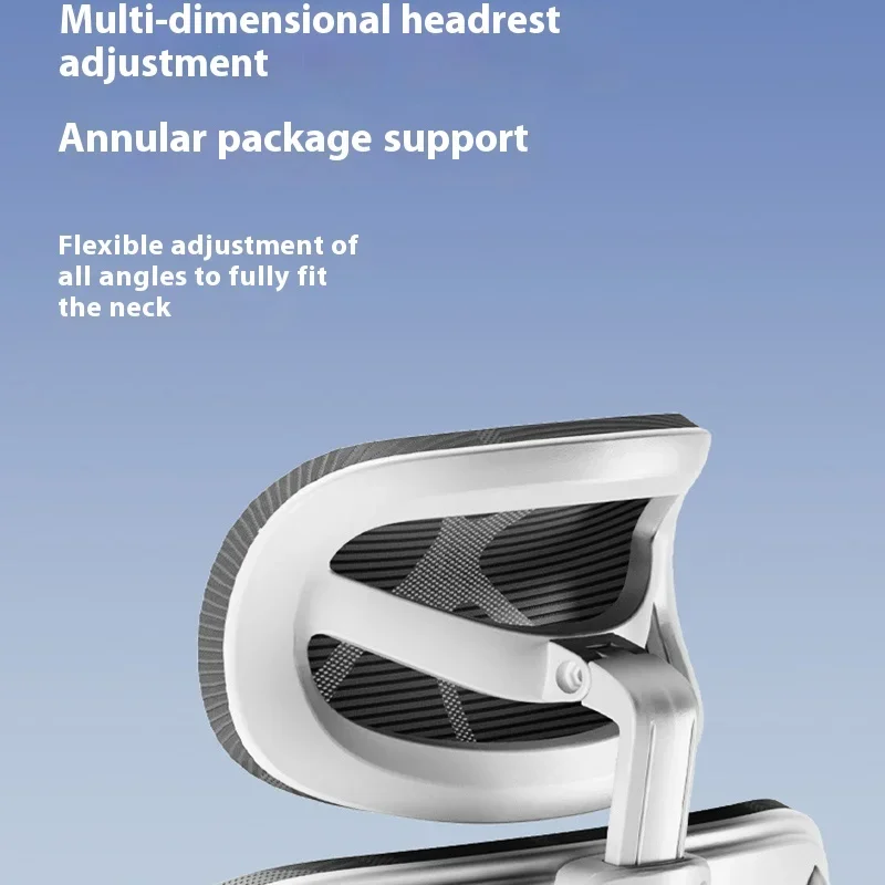 Sedia ergonomica con gambe incrociate Computer da gioco Supporto per la schiena traspirante Bancone reception lombare per mobili per ufficio domestico aziendale