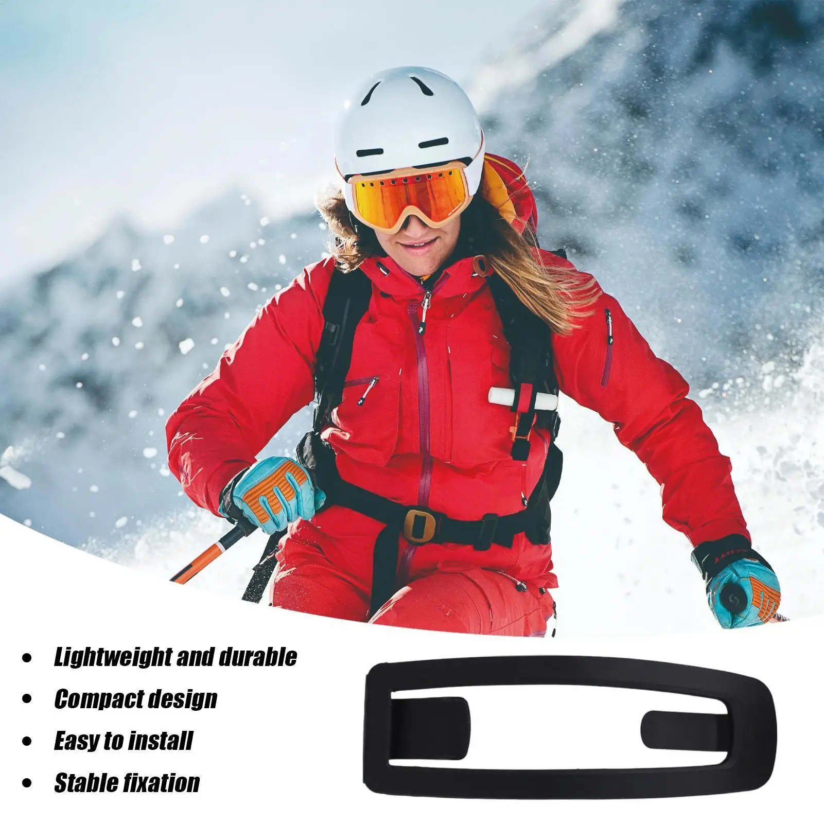 

Helmet Release Buckle Helmet Replacement Part Nylon Goggles Belt Clip Wear-Resistant Goggles SnapsClasp Fasteners