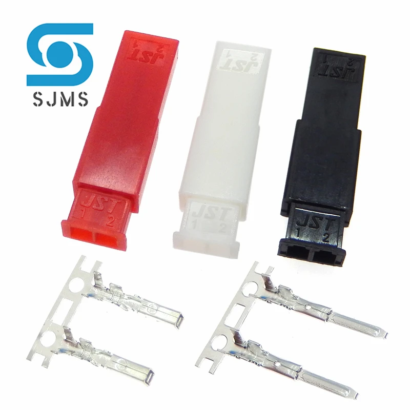 10-100Set 2.54mm JST SYP 2Pin Female Male Housing Crimp Terminal Connector Plug for Auto E-Bike boat LCD LED ect RC Lipo Battery