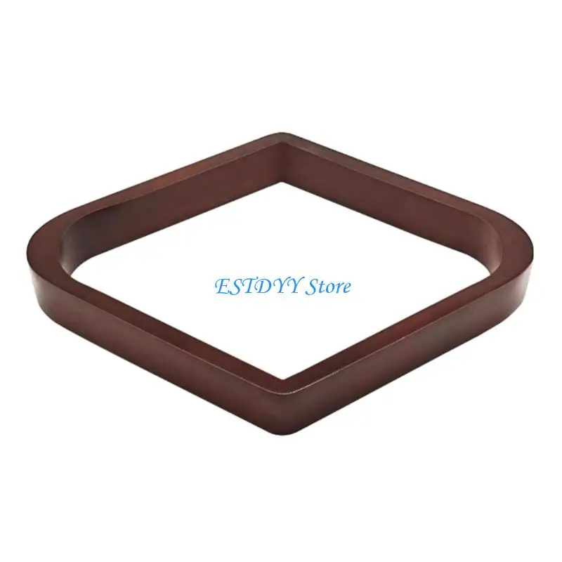 

G6DE Original Wooden Pool Table Accessories Collection With Billiard Rack Cue Brush And Powder Cubes