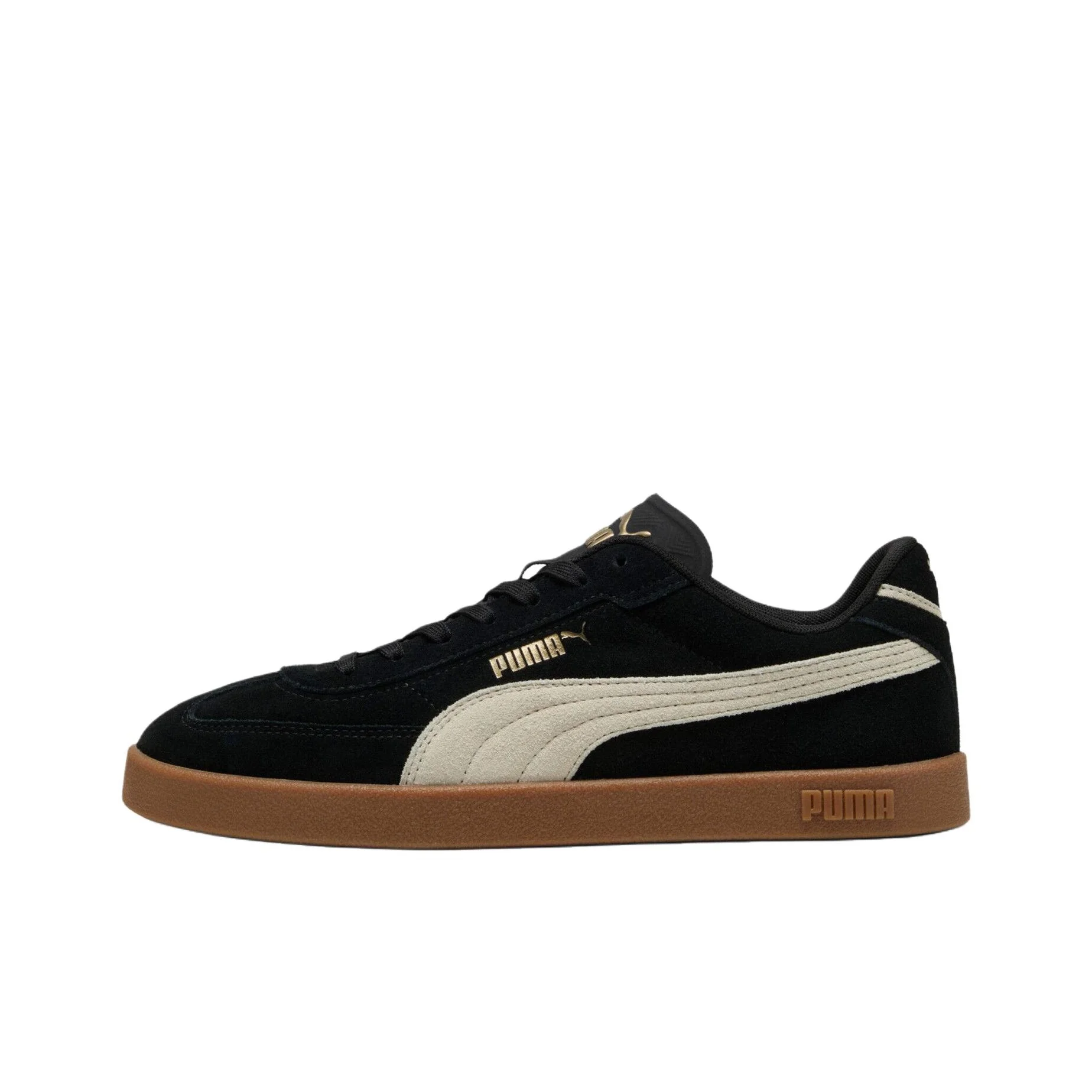 PUMA Club II Era Low top German Army Trainers Unisex Black Beige 400717-01