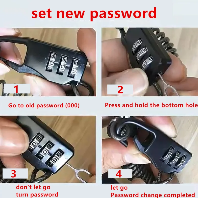 Mini Plastic Combination Lock Candado Dial Digits Code Number Password Padlock Safety Travel Security Luggage Lock Padlock Gym