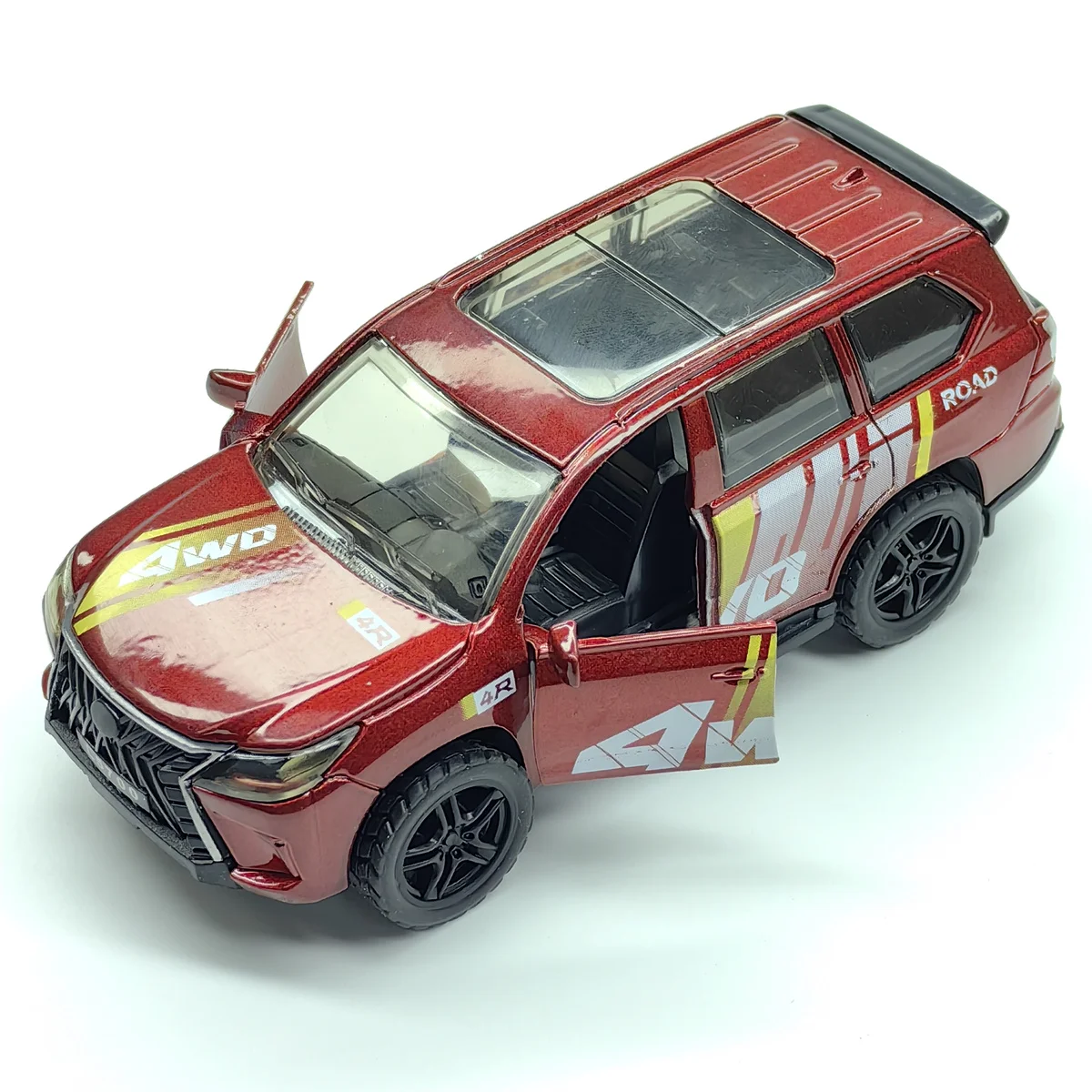 จําลองโลหะผสมรถออฟโรดรุ่นประตูสามารถเปิด,เด็กเค้กเครื่องประดับของขวัญ