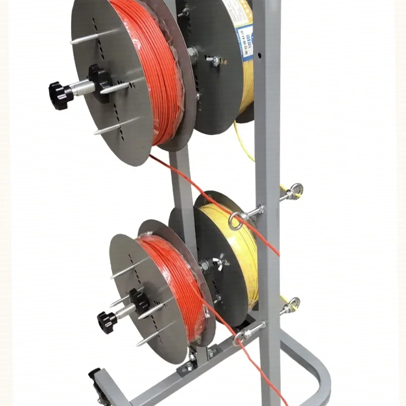 NF Vertical Automatic Wire Threading Machine Wire Pay-off Tray Pay-off Electrical Wiring Device Wire Stripping Machine