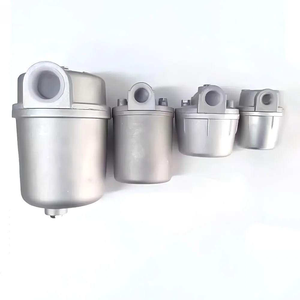 Oil Filter for Oil Burners Aluminium, Clear P.C. Cup 1/4‘ 3/8’1/2’ 3/4’1’Small Diesel Filter for 25L/H Boilers