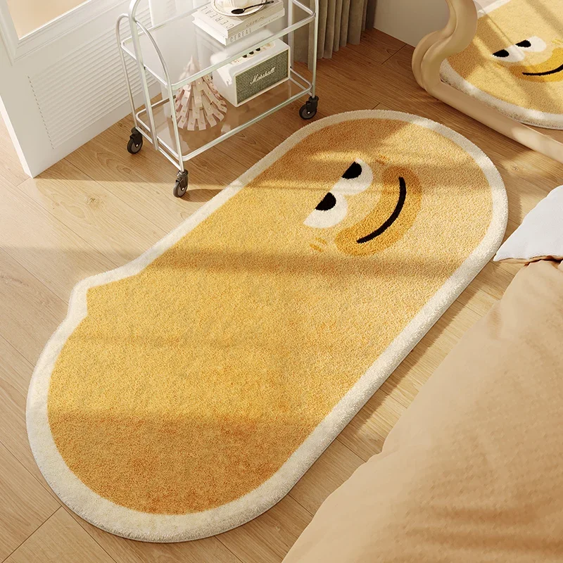 Modern Style Rugs for Bedroom Thickend Plush Living Room Decoration Carpet Fluffy Soft Bedside Floor Mat Washable Cloakroom Rug