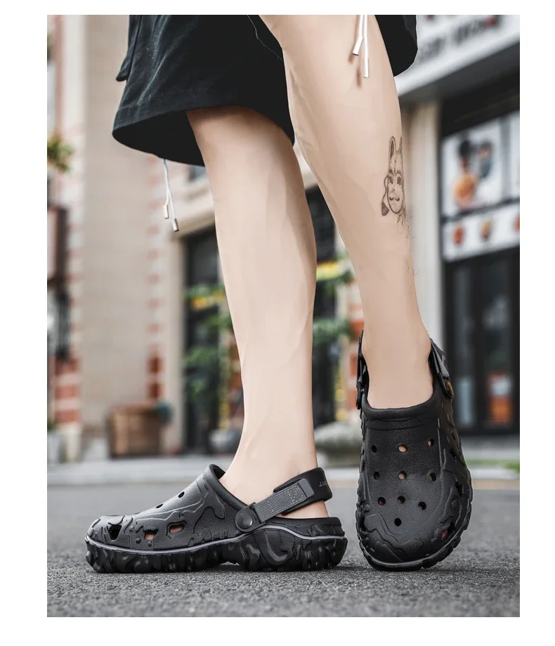 2024 Fabrik Günstige EVA Herren Clogs Schuhe Leichte Großhandel Kunststoff Clog Männer Strand Arbeits Sandalen Mit Männer Clogs & Maultiere – Detail 8