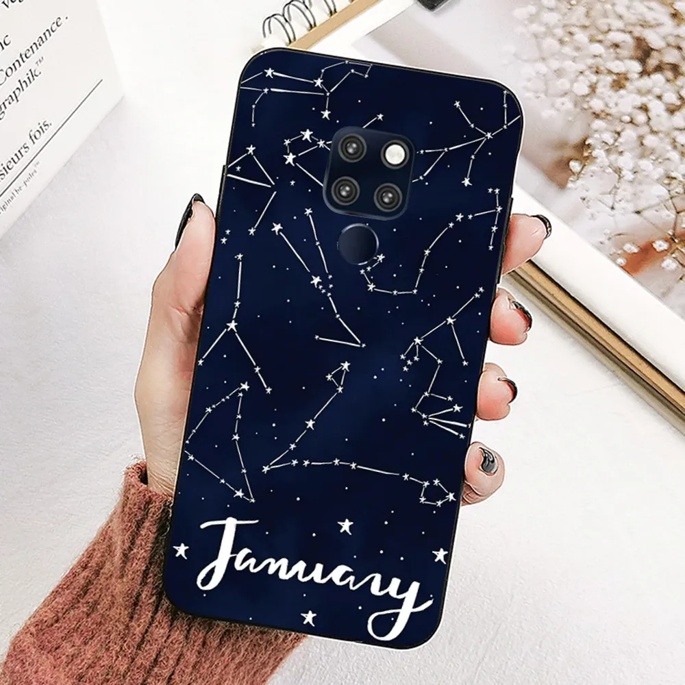 Twelve Constellations Pattern Phone Case For Huawei Mate 10 20 30 40 50 lite pro Nova 3 3i 5 6 SE 7 pro 7SE