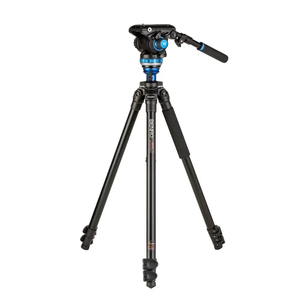 Benro S6 Pro Heavy Duty Tripod With Head Flexible Digital Tripod For Camera DSLR Flip Lock Professional Video Tripod