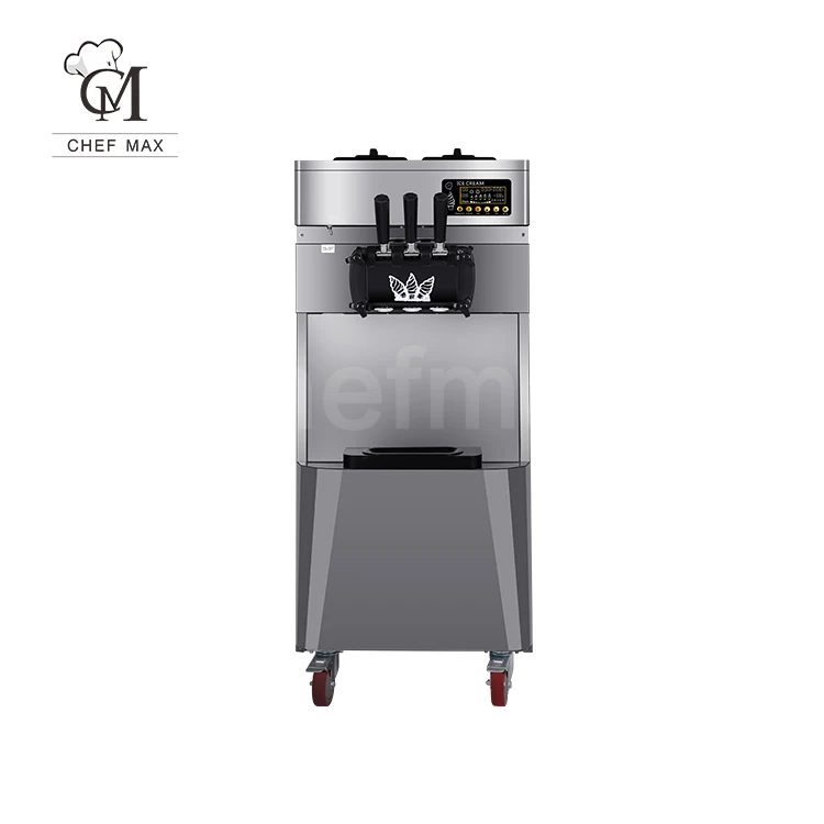 Chefmax Commercia  Professional Hot Sale Automatic  Electric  3 flavor Soft Ice Cream Machine price