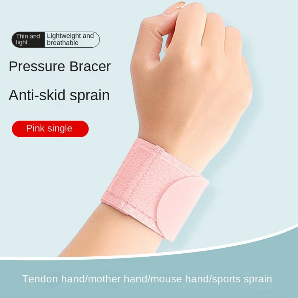 A79E-Fitness Wristbands, Wrist Support Wrist Guards, Suitable for Fitness, Wrist Protectors, Breathable Wraps, Straps Pink