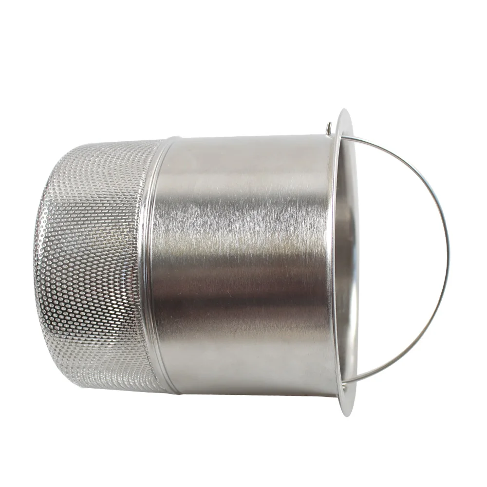 Talea SUS304 Kitchen Sink Filter Hand Basket Diameter 135MM H 127MM,Sink Strainer Waste Plug,Sink Tank Accessory QS697C001